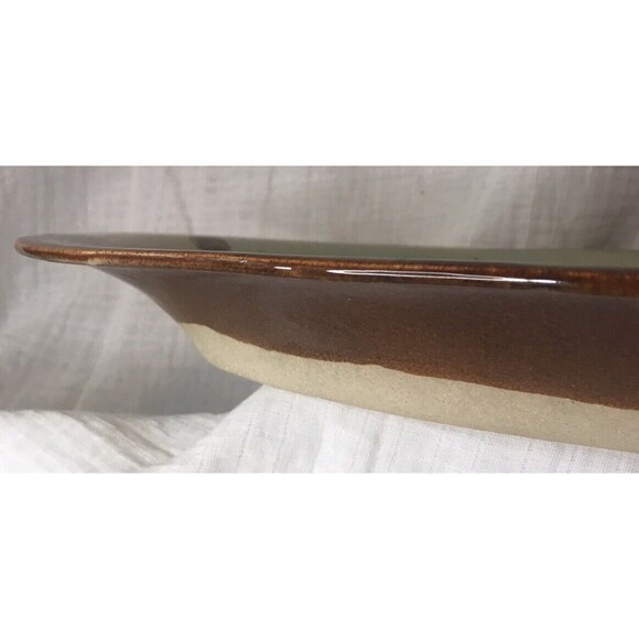 Mangum Pottery, Bread Bowl, 20”x 8 1/2” Abstract, Signed And Dated By The Artist - Picture 5 of 6